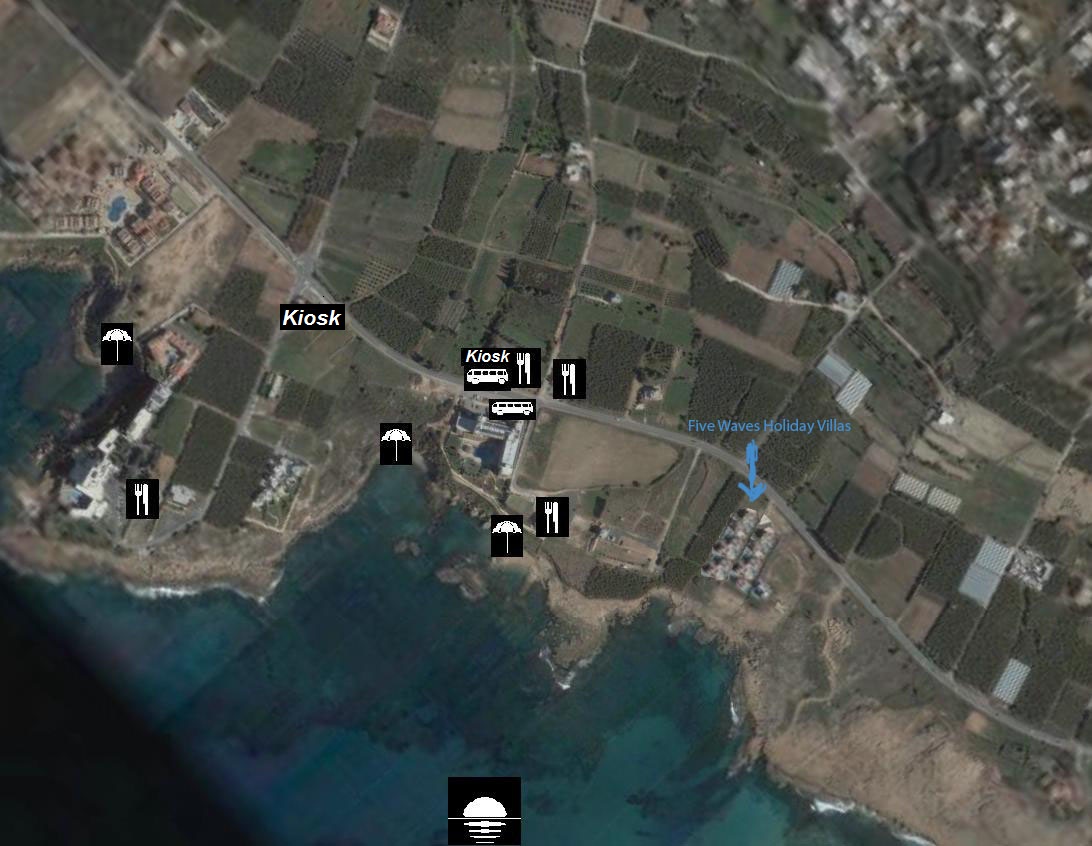 Coral bay cyprus villas for rent near the sea
